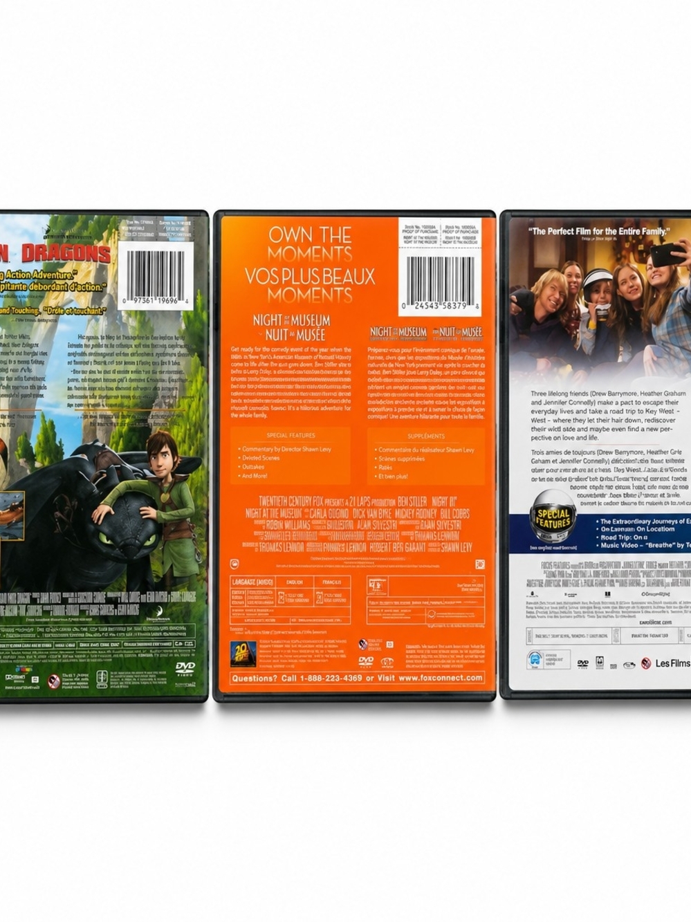 Family DVD Bundle – Wonder, How to Train Your Dragon & Night at the Museum 1 & 2 - Picture 7 of 7